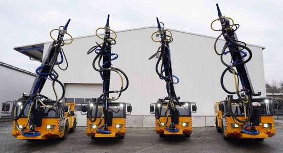 Eficienza del calcestruzzo bagnato macchina robot per il calcestruzzo avanzato affidabile per i progetti di tunnel di pendenza